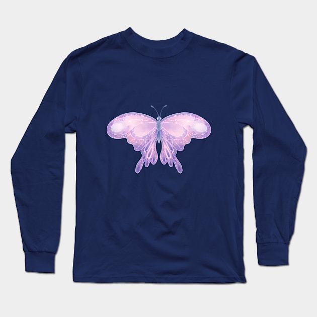 Butterfly Long Sleeve T-Shirt by OllyKo